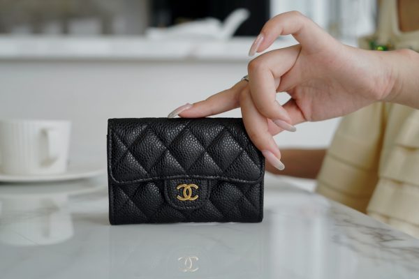 シャネル CHANEL マトラッセ クラシックカードケース ブラック 黒 AP0214 Y01864 C3906 ゴールド金具