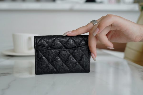 シャネル CHANEL マトラッセ クラシックカードケース ブラック 黒 AP0214 Y01864 C3906 ゴールド金具 - 画像 (3)