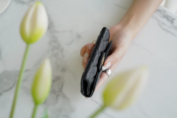 シャネル CHANEL マトラッセ クラシックカードケース ブラック 黒 AP0214 Y01864 C3906 ゴールド金具 - 画像 (6)