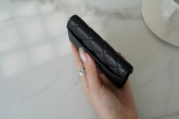シャネル CHANEL マトラッセ クラシックカードケース ブラック 黒 AP0214 Y01864 C3906 ゴールド金具 - 画像 (7)