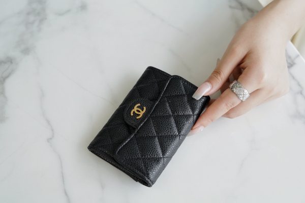 シャネル CHANEL マトラッセ クラシックカードケース ブラック 黒 AP0214 Y01864 C3906 ゴールド金具 - 画像 (9)