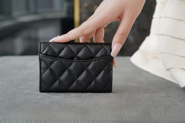 シャネル CHANEL マトラッセ クラシックカードケース ブラック 黒 AP0214 Y01864 C3906 シルバー金具 - 画像 (3)