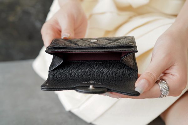 シャネル CHANEL マトラッセ クラシックカードケース ブラック 黒 AP0214 Y01864 C3906 シルバー金具 - 画像 (5)