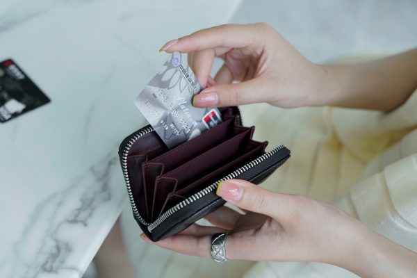 シャネル CHANEL ラウンドファスナーコインケース 小銭入れ ブラック AP0216 キャビアスキン シルバー金具 - 画像 (9)