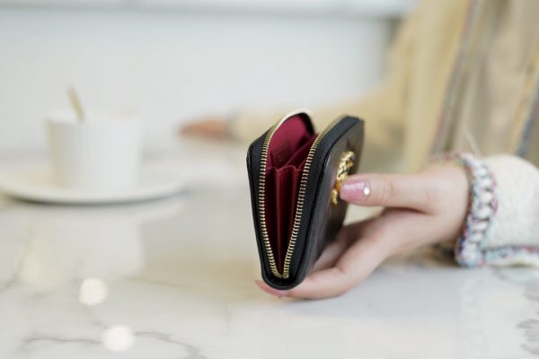 シャネル CHANEL コインケース 19 ジップ コインパース ブラック AP0949 ラムスキン ゴールド金具 - 画像 (6)