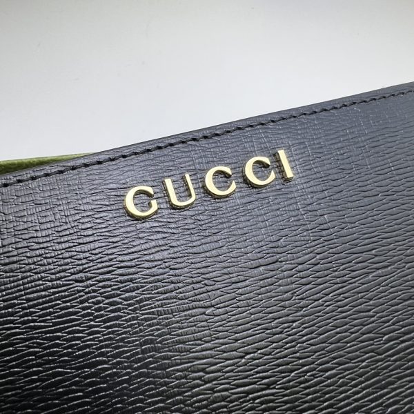 グッチ 長財布 スクリプト ジップアラウンドウォレット 772642 レザー ゴールド金具 - 画像 (3)