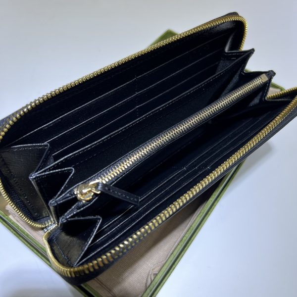 グッチ 長財布 スクリプト ジップアラウンドウォレット 772642 レザー ゴールド金具 - 画像 (6)