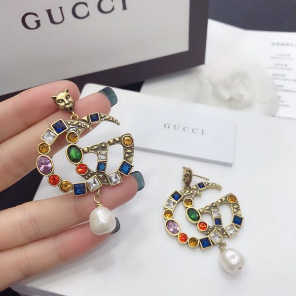 グッチ ピアス レディース 人気，グッチ ピアス メンズ 片耳，グッチ ピアス フラワー，グッチ ピアス ハート，グッチ ピアス フープ guccijewelry033 - 画像 (5)