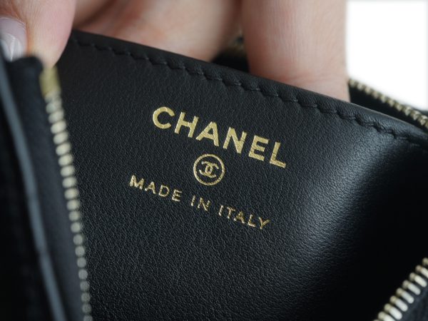 シャネル CHANEL バッグ 新作 2024 シャネル19 ブラック AS2356 ラムスキン ゴールド金具 - 画像 (9)