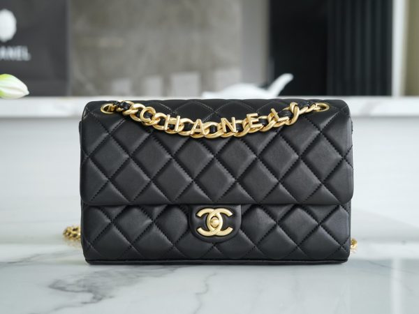 シャネル CHANEL バッグ 新作 2024 ブラック AS2316 ラムスキン ゴールド金具