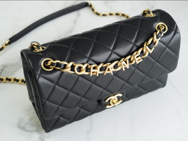シャネル CHANEL バッグ 新作 2024 ブラック AS2316 ラムスキン ゴールド金具 - 画像 (6)