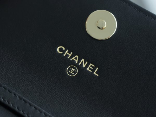 シャネル CHANEL バッグ 新作 2024 ブラック AS2325 キャビアスキン シルバー金具 - 画像 (9)