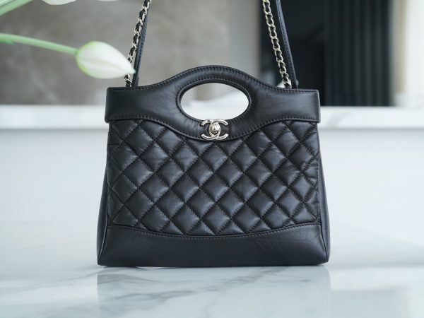 シャネル CHANEL シャネル31 ライン ブラック AS4133 ラムスキン ゴールド金具 - 画像 (2)