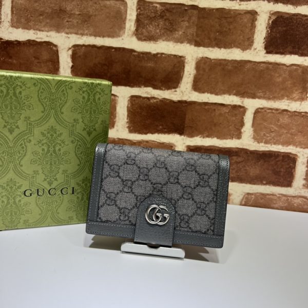 グッチ オフィディア パスポートケース ブラック 774345 FACQC 1000 レザー シルバー金具