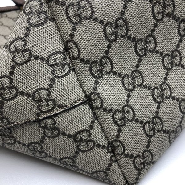 グッチ オフィディア GG ミディアム トートバッグ ベージュ/エボニー/ブラウン 631685 96IWB 8745 GGスプリーム キャンバス/レザー ゴールド金具 - 画像 (7)