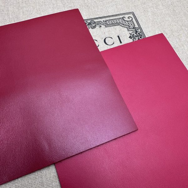 グッチ GGマーモント ミニ バケットバッグ レッド 575163 DTDRT 6832 レザー ゴールド金具 - 画像 (8)