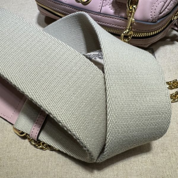 グッチ GGマトラッセ レザー ミニ バック ピンク 702251 UM8HG 5823 レザー ゴールド金具 - 画像 (7)