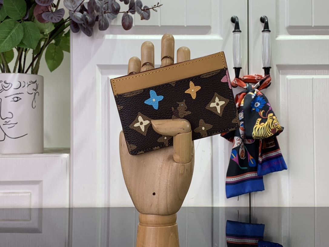 最高級ルイヴィトンスーパーコピー ルイヴィトンカードケースコピー ポルト カルト・サーンプル チョコレート m83348 ダミエ・キャンバス - 画像 (7)