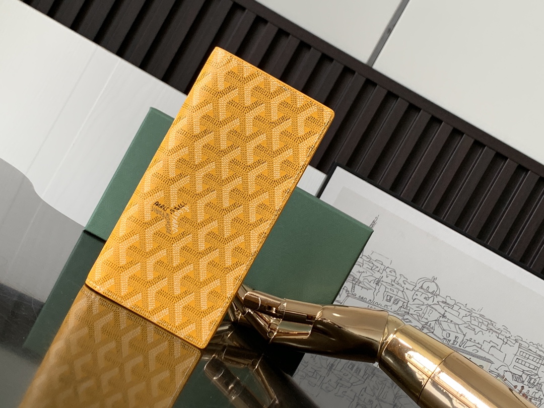 最高級ゴヤールスーパーコピー ゴヤール財布コピー リシュリュー ウォレット イエロー RICHE2PMLTY08CL08P レザー - 画像 (7)