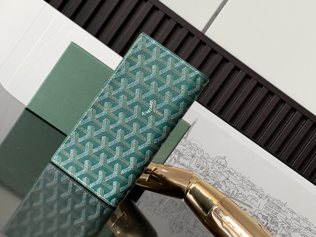 最高級ゴヤールスーパーコピー ゴヤール財布コピー リシュリュー ウォレット グリーン RICHE2PMLTY09CL09P レザー - 画像 (7)