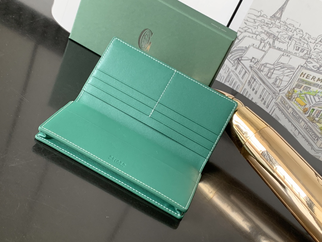 最高級ゴヤールスーパーコピー ゴヤール財布コピー リシュリュー ウォレット グリーン RICHE2PMLTY09CL09P レザー - 画像 (5)