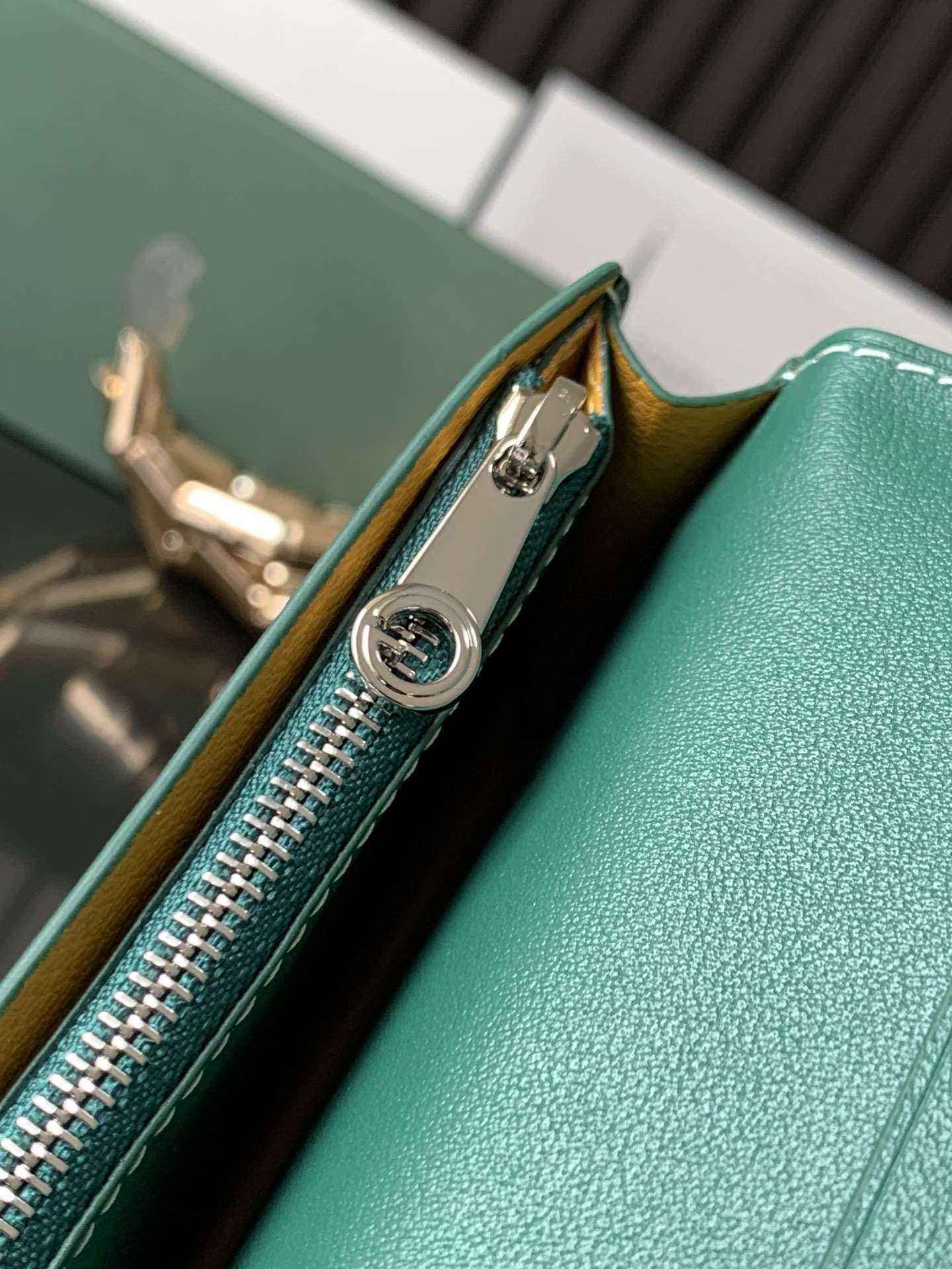 最高級ゴヤールスーパーコピー ゴヤール財布コピー リシュリュー ウォレット グリーン RICHE2PMLTY09CL09P レザー - 画像 (3)