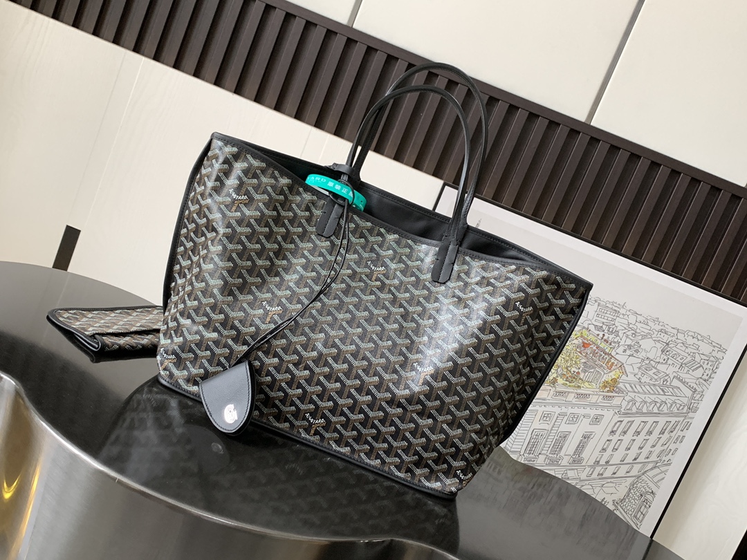 最高級ゴヤールスーパーコピー ゴヤールトートバッグコピー アルトワPM バッグ ブラック ARTOISPMLTY01TY01P レザー シルバー金具 - 画像 (8)