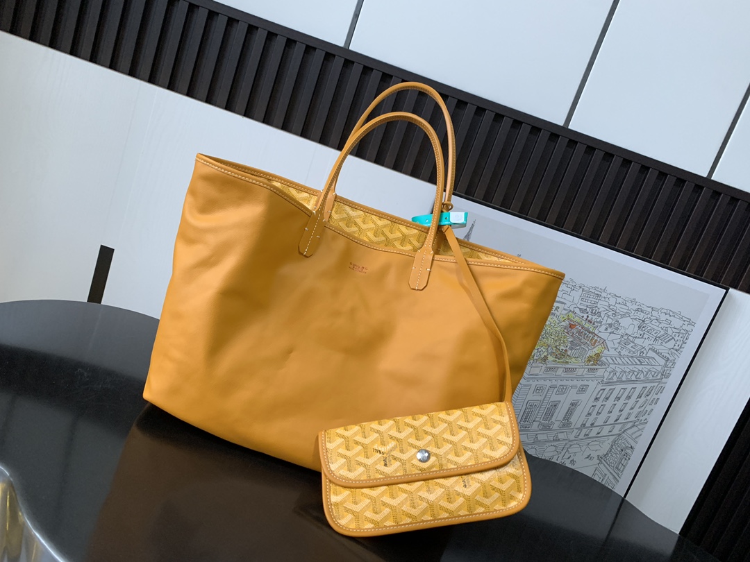 最高級ゴヤールスーパーコピー ゴヤールトートバッグコピー アルトワPM バッグ イエロー ARTOISPMLTY08TY08P レザー シルバー金具 - 画像 (2)