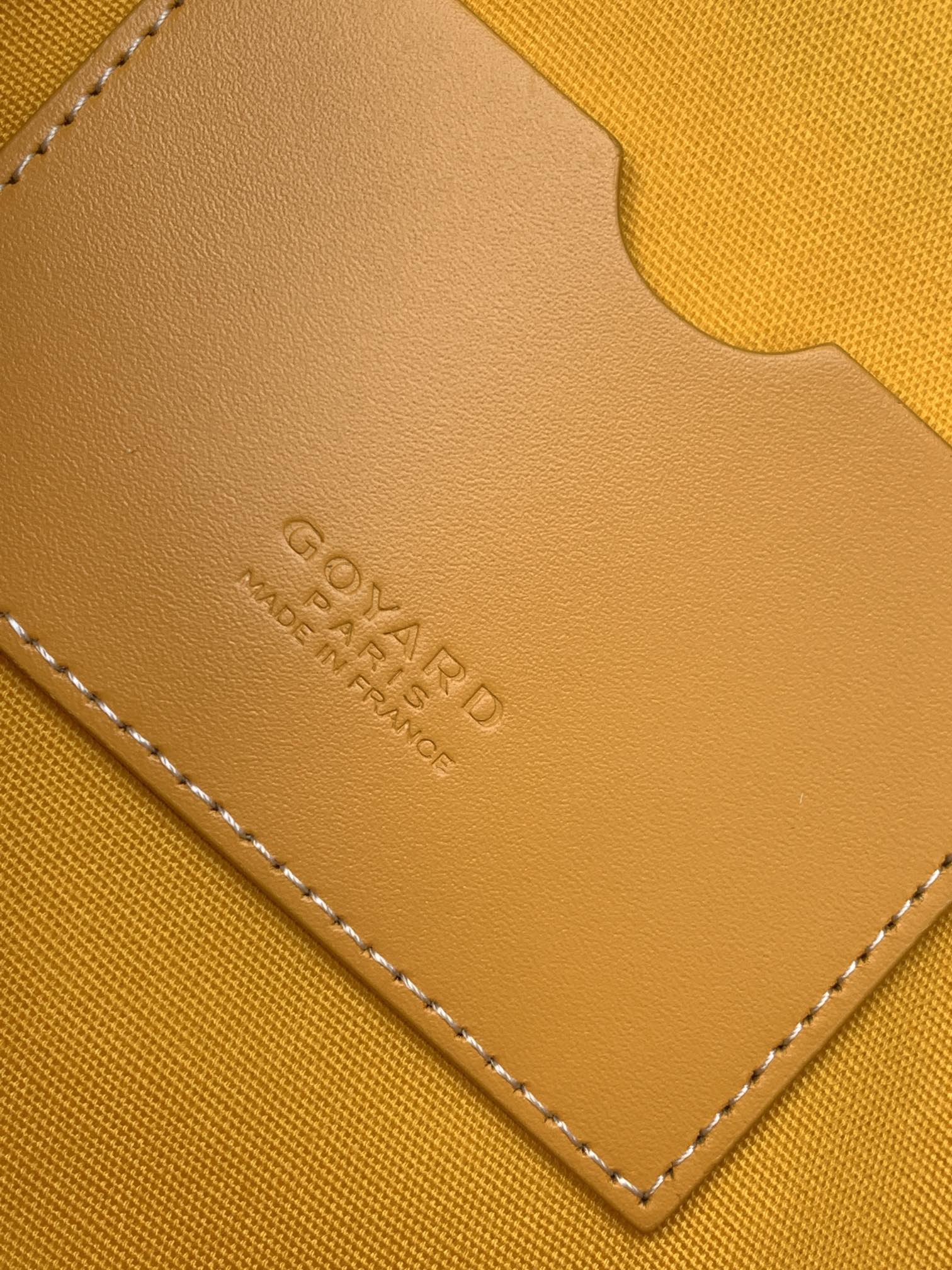 最高級ゴヤールスーパーコピー ゴヤールハンドバッグコピー アンティーク イエロー AMBAS2MMLTY08CL08P レザー シルバー金具 - 画像 (2)
