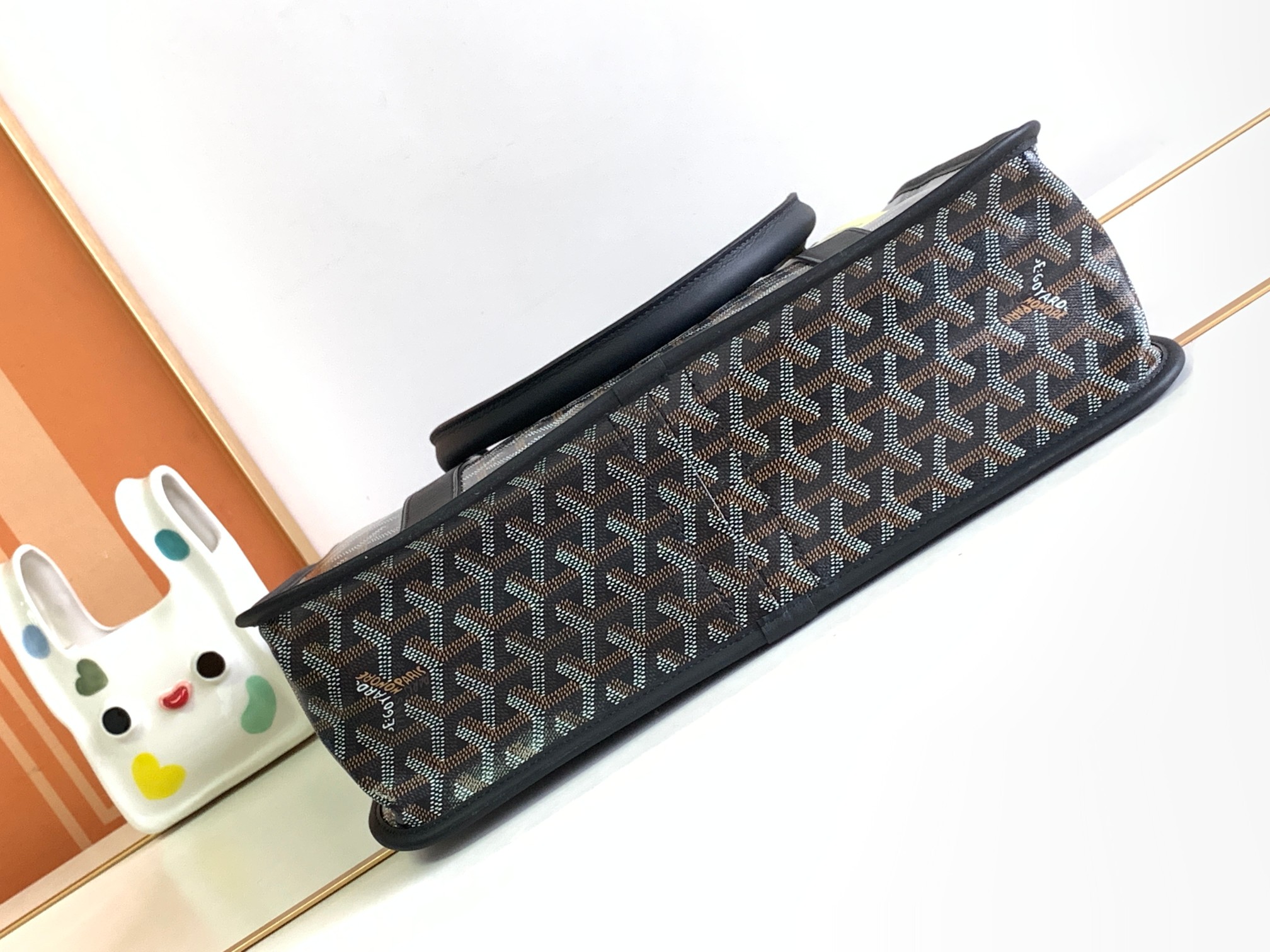 最高級ゴヤールスーパーコピー ゴヤールボストンバッグコピー ブルゴーニュ バッグ ブラック BOURGOMMLTY01CL01P レザー シルバー金具 - 画像 (7)