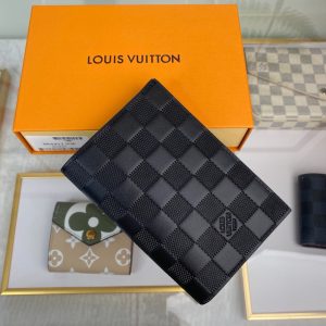 最高級ルイヴィトンスーパーコピー ルイヴィトン財布コピー パスポートカバー クーヴェルテュール･パスポール NM ブラック N64411 ダミエ・アンフィニ