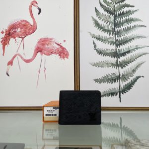 最高級ルイヴィトンスーパーコピー ルイヴィトン財布コピー ポルトフォイユ･ミュルティプル ブラック M69829 グレインレザー