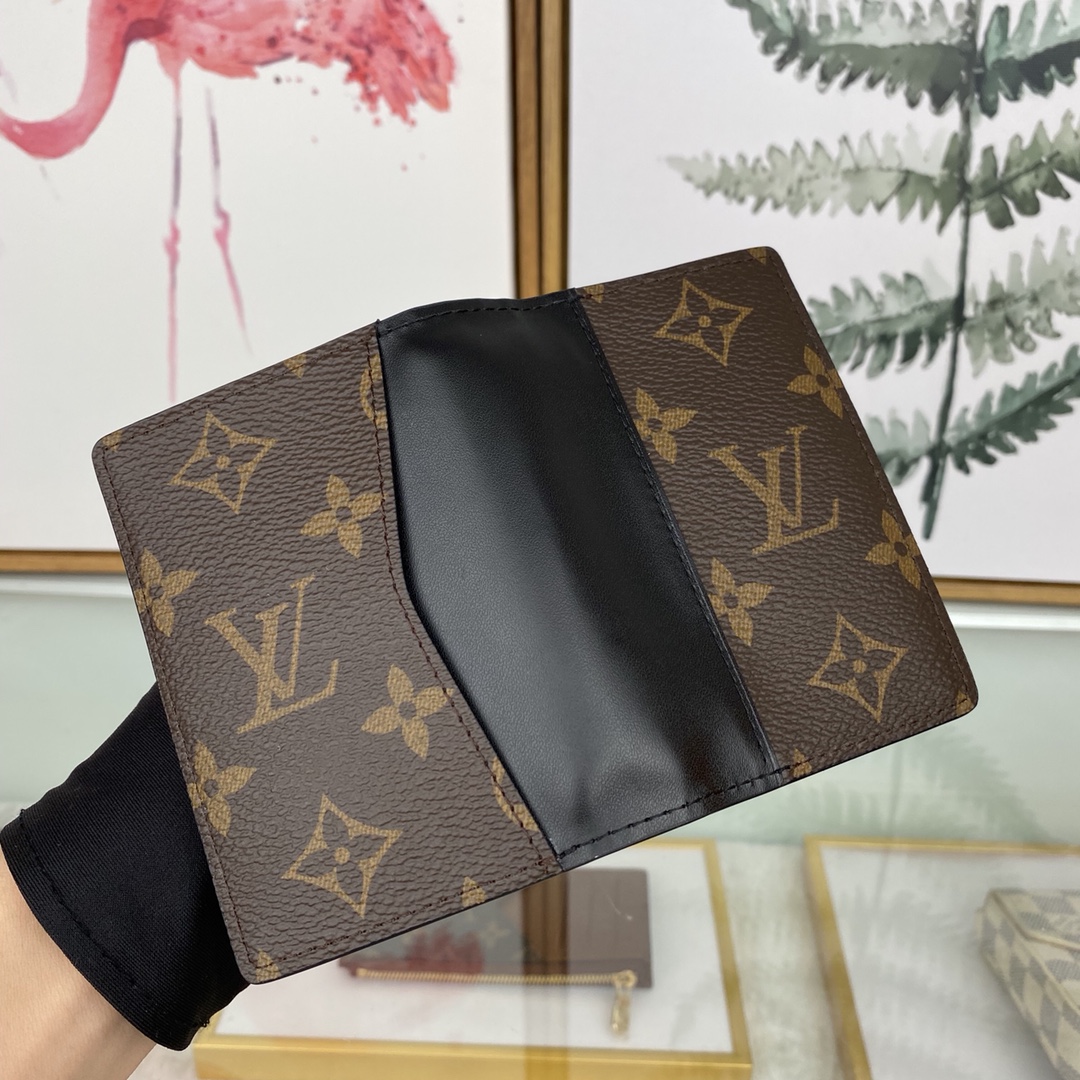 最高級ルイヴィトンスーパーコピー ルイヴィトンカードケースコピー カードケース オーガナイザー・ドゥ ポッシュ ブラック M60111 モノグラム・マカサー - 画像 (7)