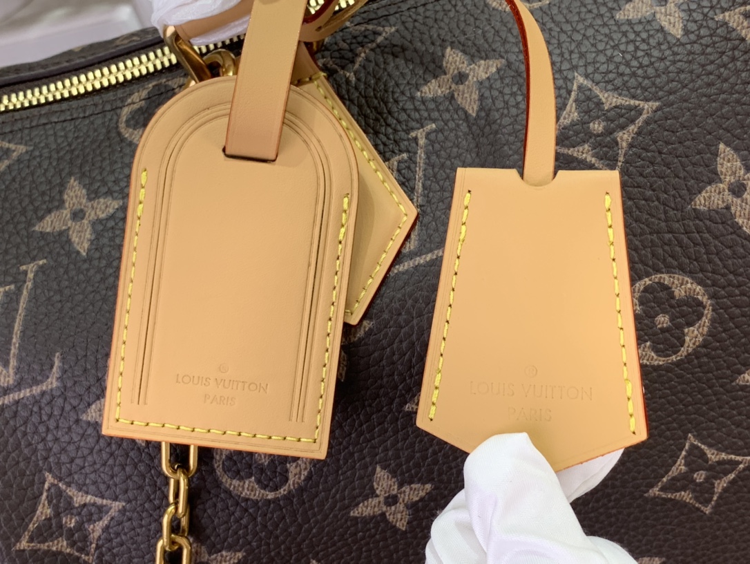 最高級ルイヴィトンスーパーコピー ルイヴィトン ハンドバッグ コピー スピーディ P9 バンドリエール 40 ダークブラウン M24422 カーフレザー ゴールド金具 - 画像 (5)