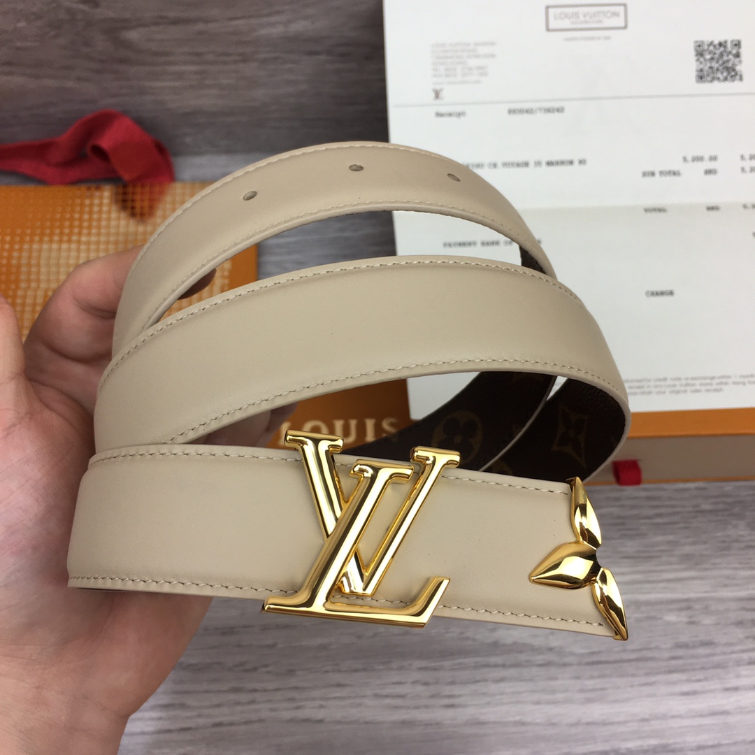 最高級ルイヴィトンスーパーコピー ルイヴィトンベルトコピー ベルト・プリティー LV 30MM リバーシブル M8233W モノグラム / ベージュ モノグラム・キャンバス ゴールド金具 202404552 - 画像 (4)