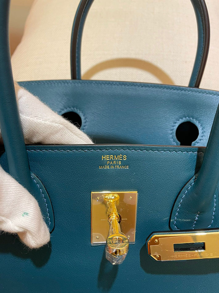 最高級HERMESスーパーコピー エルメスバーキン30コピー ハンドバッグ バーキン30 コルヴェール ボックスカーフ ゴールド金具 新品 2024W1375 - 画像 (4)