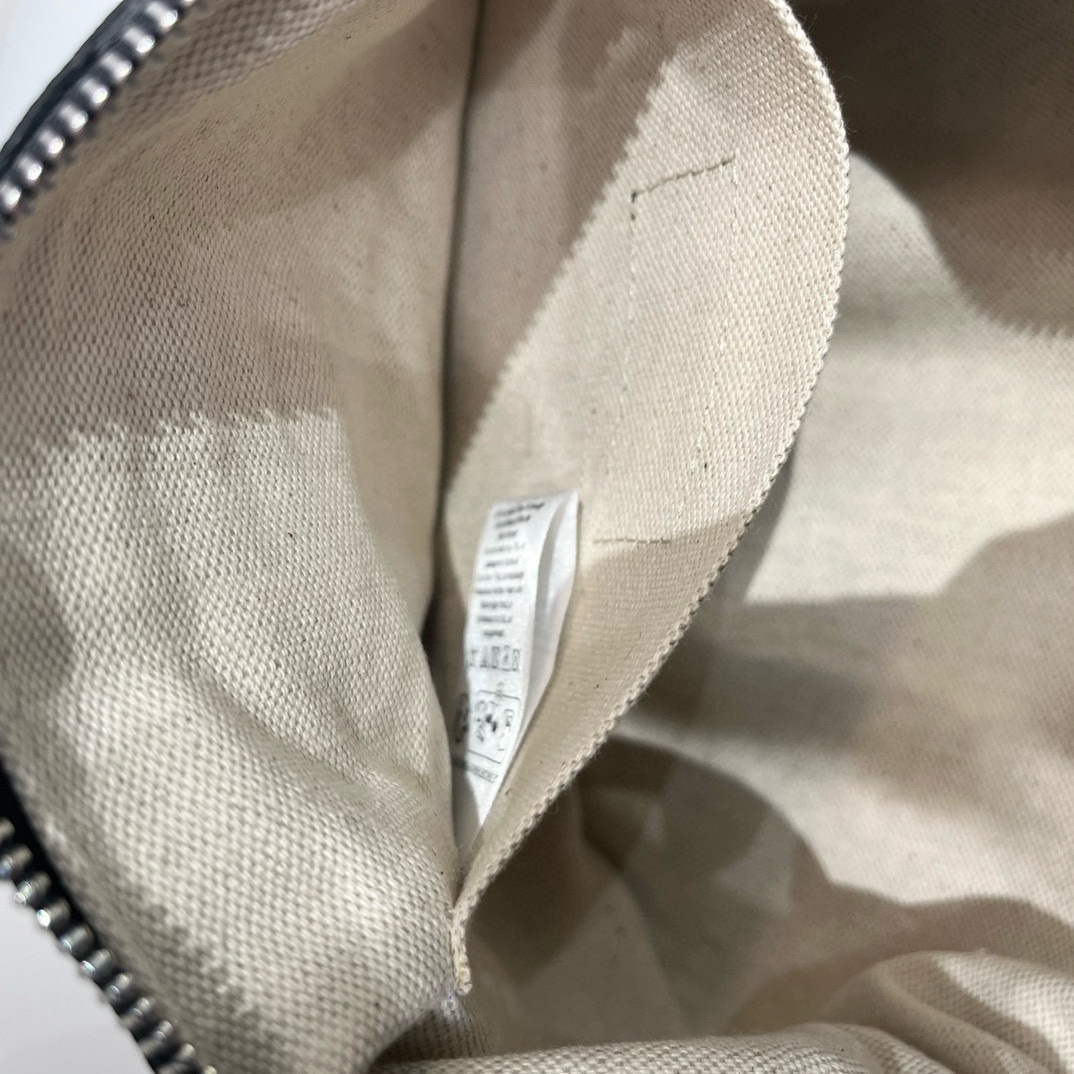 ルメール バッグ クロワッサン バッグ M ブラック BG0001LL095 ラムスキン 100% コットン 100% シルバー金具 - 画像 (3)