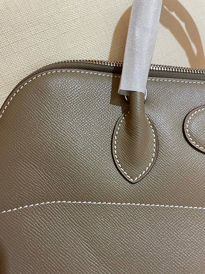 最高級HERMESスーパーコピー エルメスボリード35コピー ボリード35 エトゥープ ヴォーエプソン シルバー金具【新品】2024W1423 - 画像 (6)