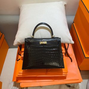 ケリー 25cm/外縫 クロ