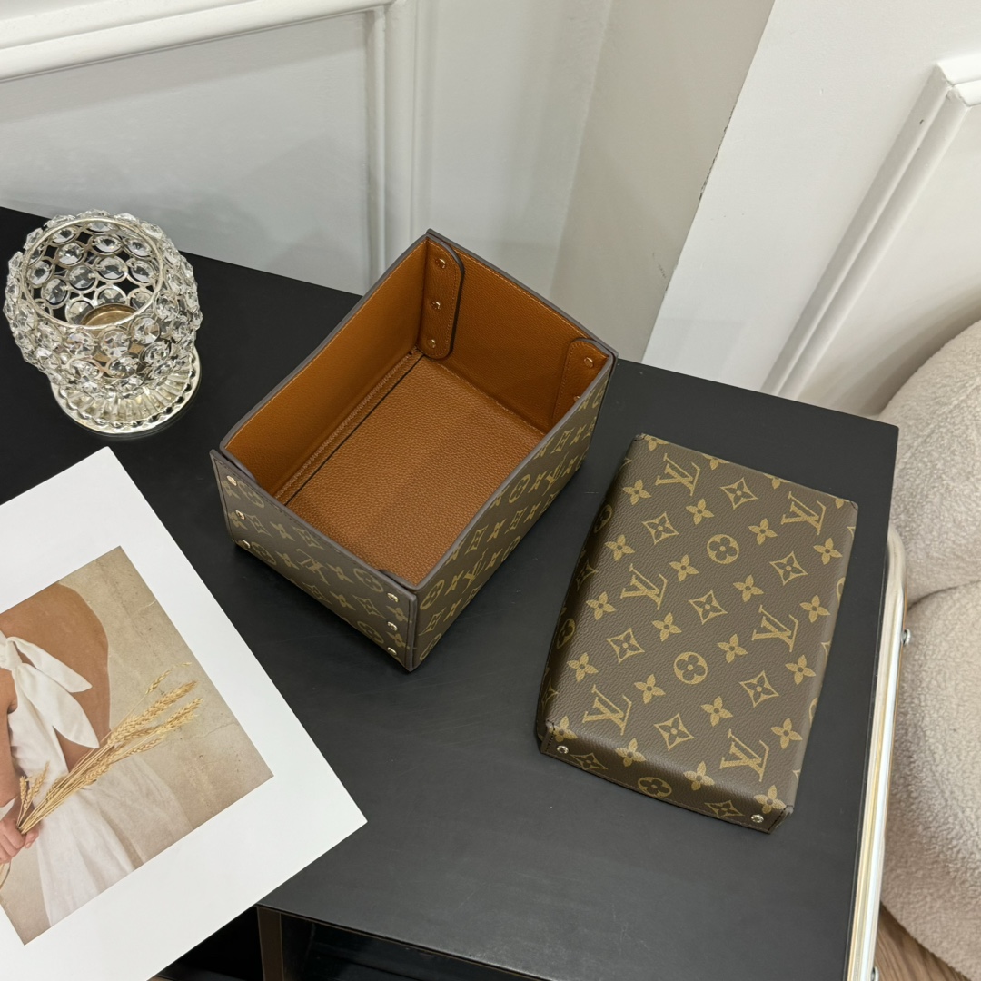 ルイヴィトン ボックス 新作 Louis Vuitton カードボード ボックス ダークブラウン GI0938 モノグラム・キャンバス 202406535 - 画像 (3)