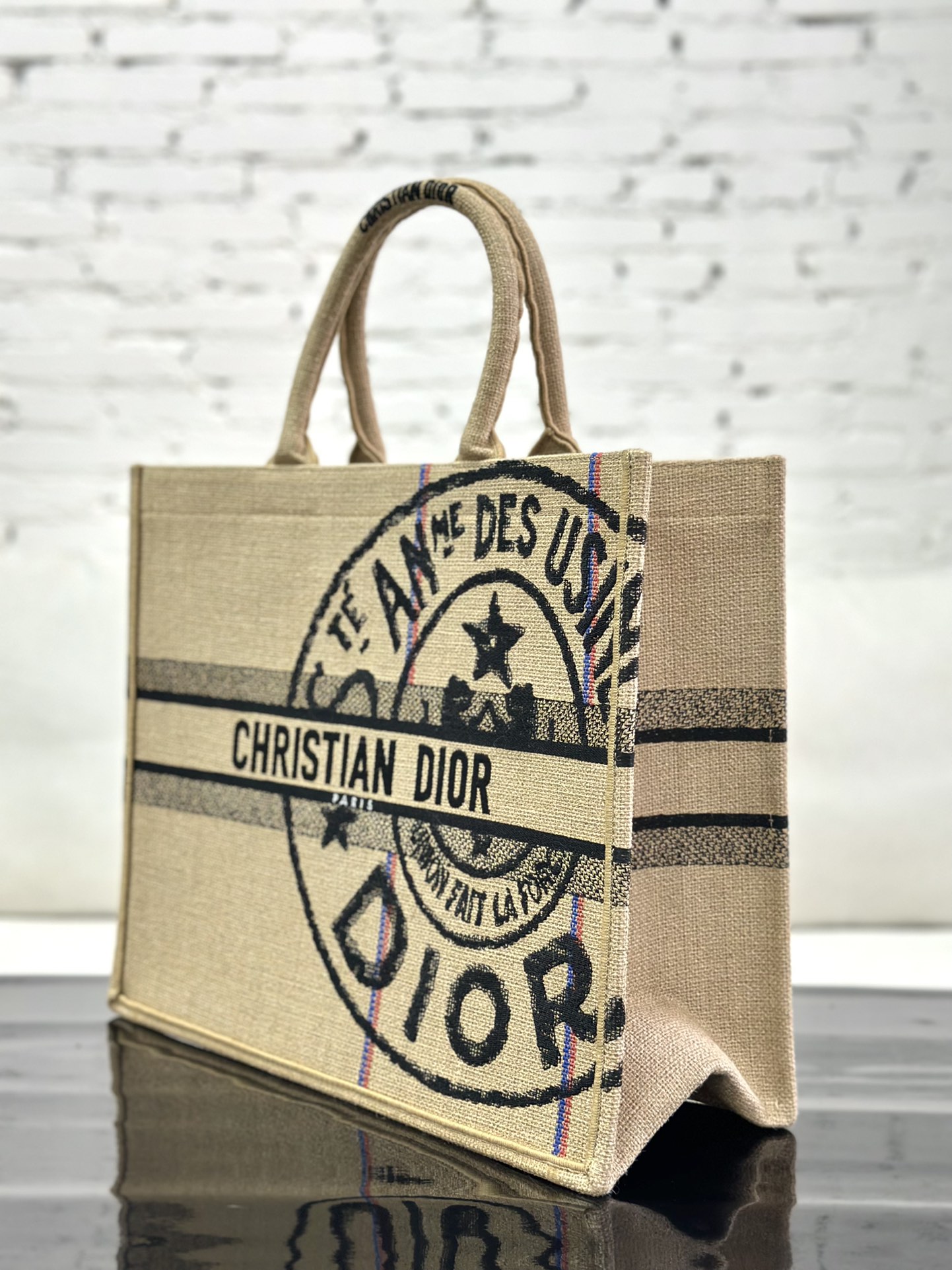 最高級ディオールスーパーコピー ディオールバッグコピー Dior Book Tote バッグ ラージ M1286ZTDT_M918 ベージュ - 画像 (9)