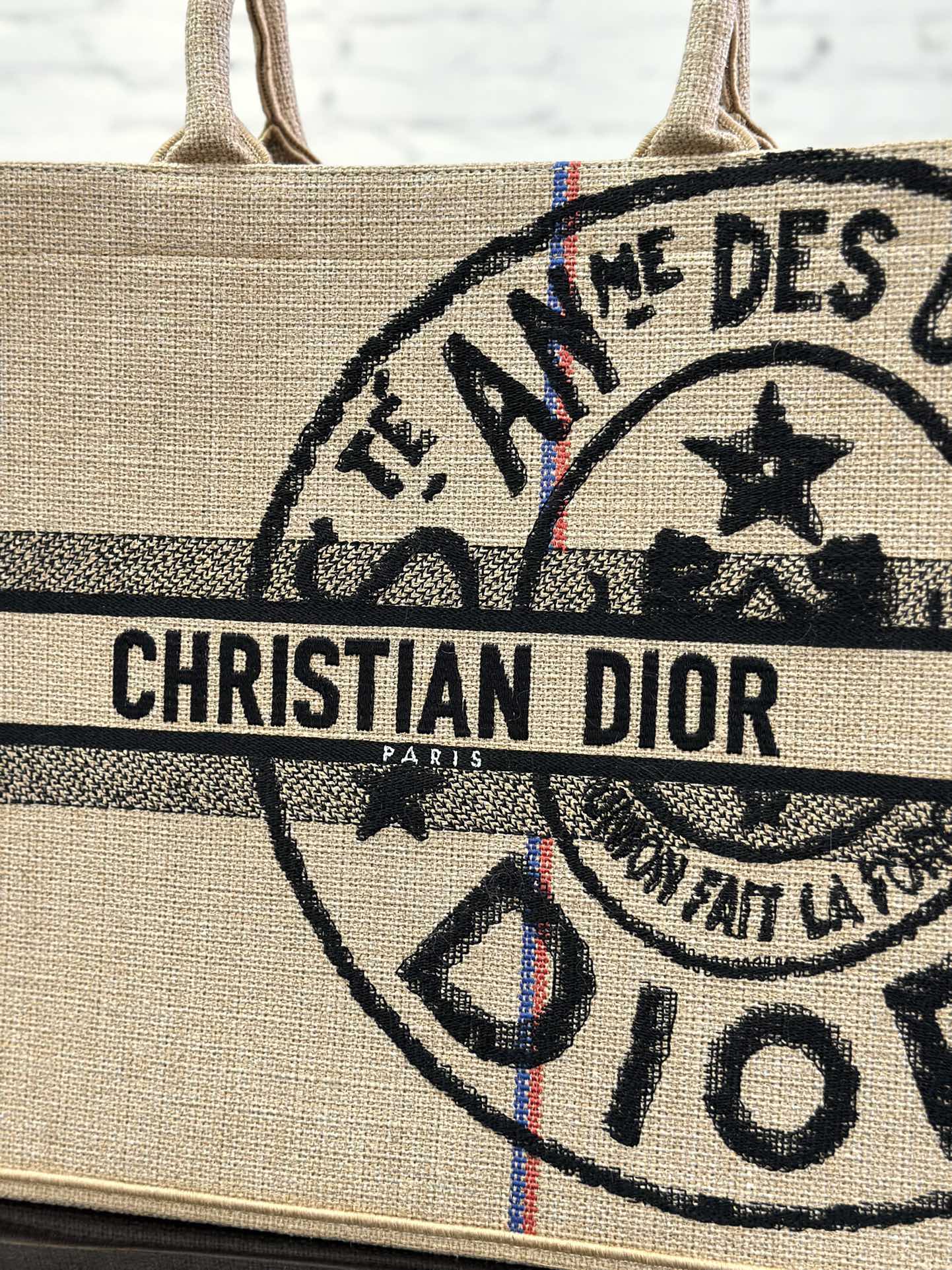 最高級ディオールスーパーコピー ディオールバッグコピー Dior Book Tote バッグ ラージ M1286ZTDT_M918 ベージュ - 画像 (6)