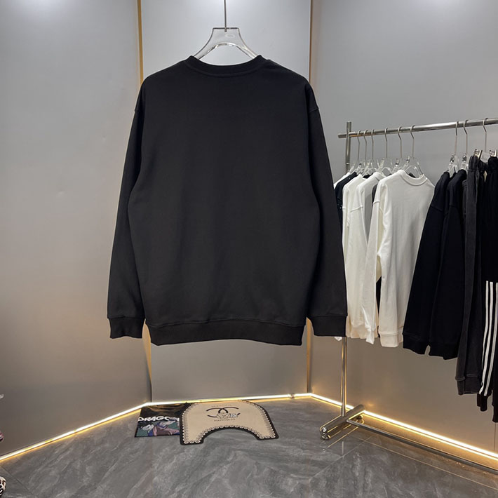 最高級モンクレールスーパーコピー モンクレールスウェットシャツコピー MONCLER 服 スウェットシャツ 2024秋冬新作 ブラック J20918G0002689A8F999 コットン 100% - 画像 (7)