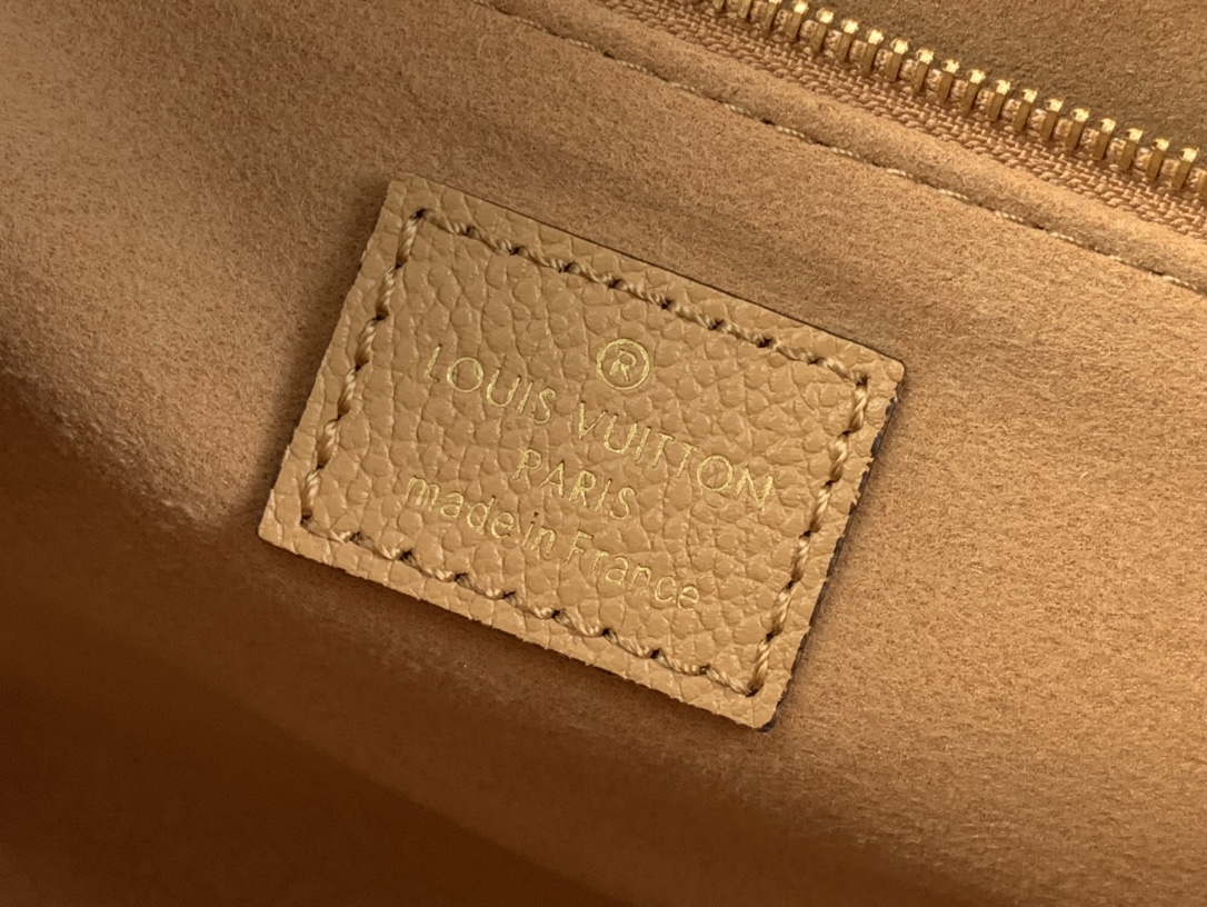 ルイヴィトン ハンドバッグ 新作 Louis Vuitton オンザゴー PM アリゾナ・クレーム M12513 牛革 ゴールド金具 - 画像 (2)