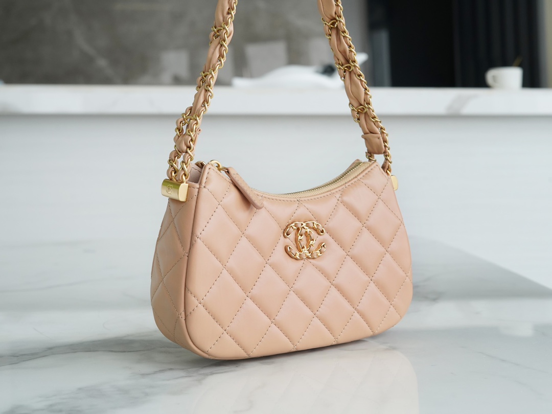 最高級シャネルスーパーコピー シャネルバッグコピー CHANEL マトラッセ ホーボーバッグ ベージュ AP3647 B14306 NG121 ラムスキン ゴールド金具 - 画像 (6)