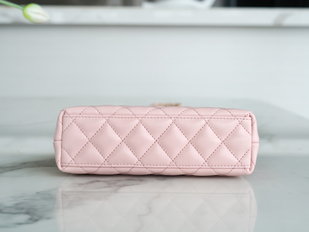 最高級シャネルスーパーコピー シャネルバッグコピー CHANEL ミニ ショッピング バッグ ベビーピンク AS4416 B14296 NR644 カーフスキン ゴールド金具 - 画像 (3)