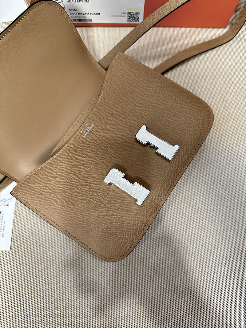 最高級エルメススーパーコピー コンスタンスミニコピー コンスタンス3 ミニ チャイ エプソン シルバー金具 - 画像 (5)