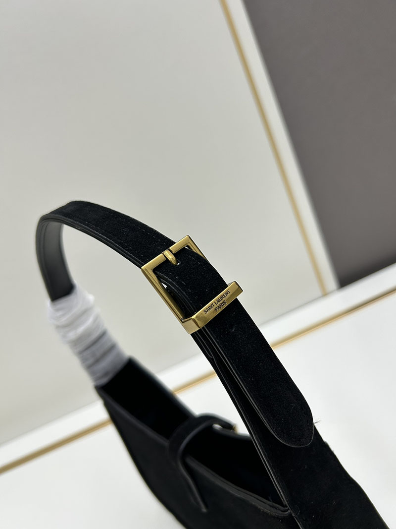 N品 YSL サンローラン LE 5 À 7 ホーボー ショルダーバッグ ブラック 65722811ZLW1000 カーフスキンレザー ゴールド金具 激安優良店 - 画像 (6)