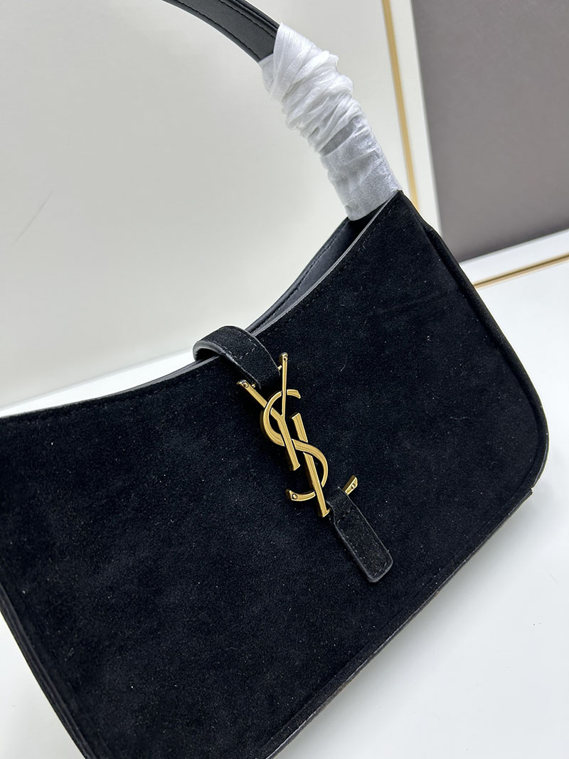 N品 YSL サンローラン LE 5 À 7 ホーボー ショルダーバッグ ブラック 65722811ZLW1000 カーフスキンレザー ゴールド金具 激安優良店 - 画像 (5)
