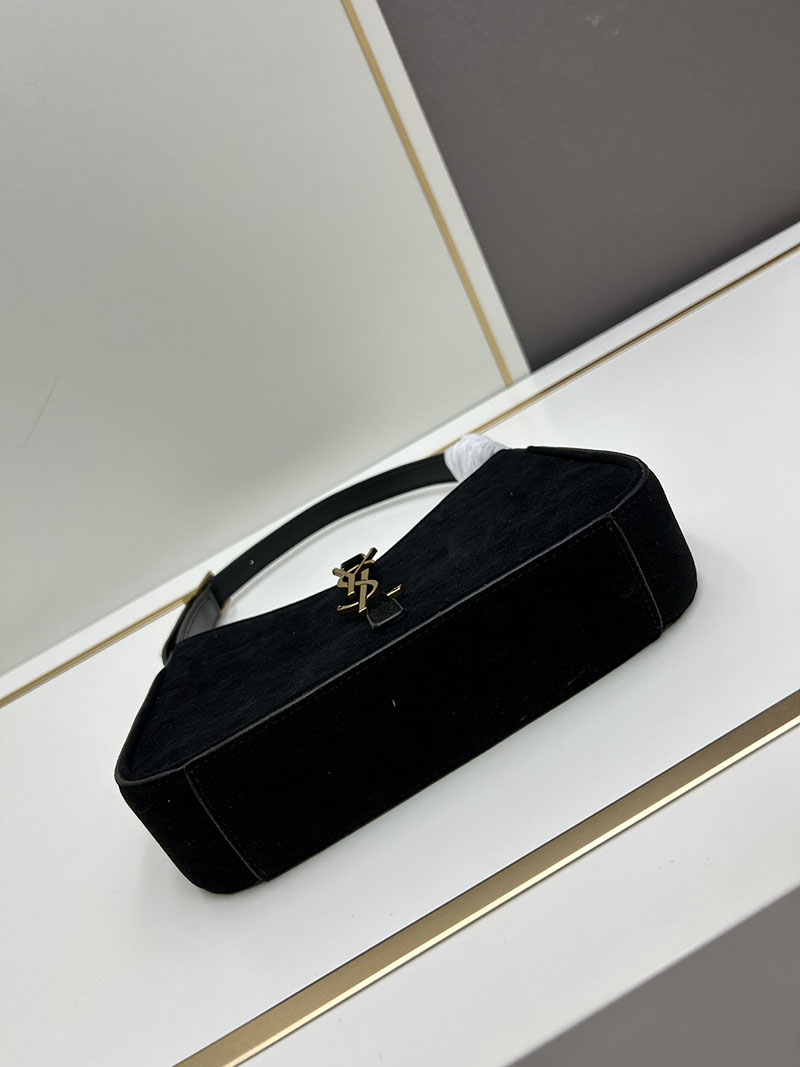 N品 YSL サンローラン LE 5 À 7 ホーボー ショルダーバッグ ブラック 65722811ZLW1000 カーフスキンレザー ゴールド金具 激安優良店 - 画像 (4)